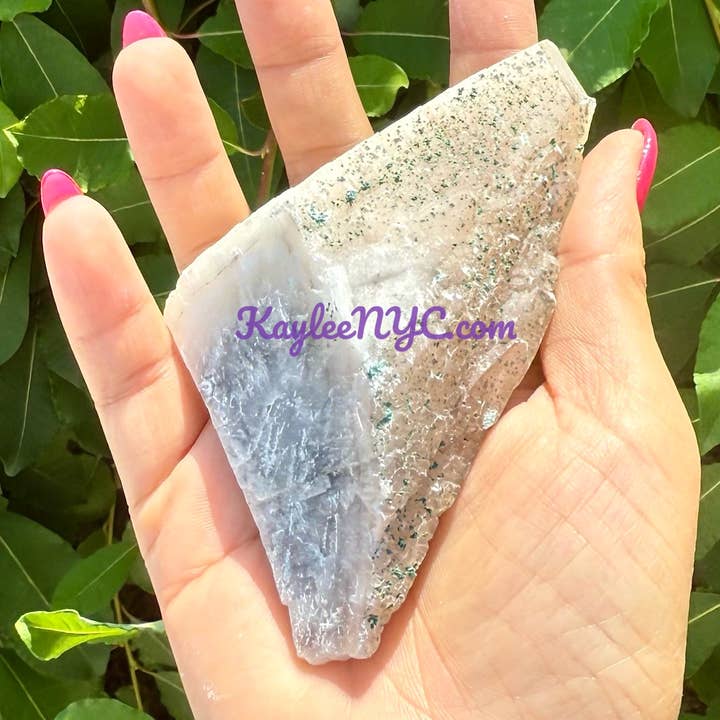 KayleeNYC - Wholesale Spiritual Stone/Crystal - 2 lbs Natural Calcite Malachite Chrysocolla Specimen Crystal9