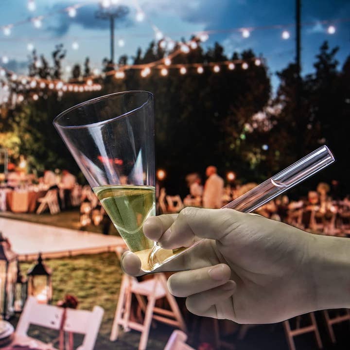 The Wine Savant / Khen Glassware – Großhandel Champagnerflöten – Champagner-Shooter aus Acryl von The Wine Savant - Acrylwein6