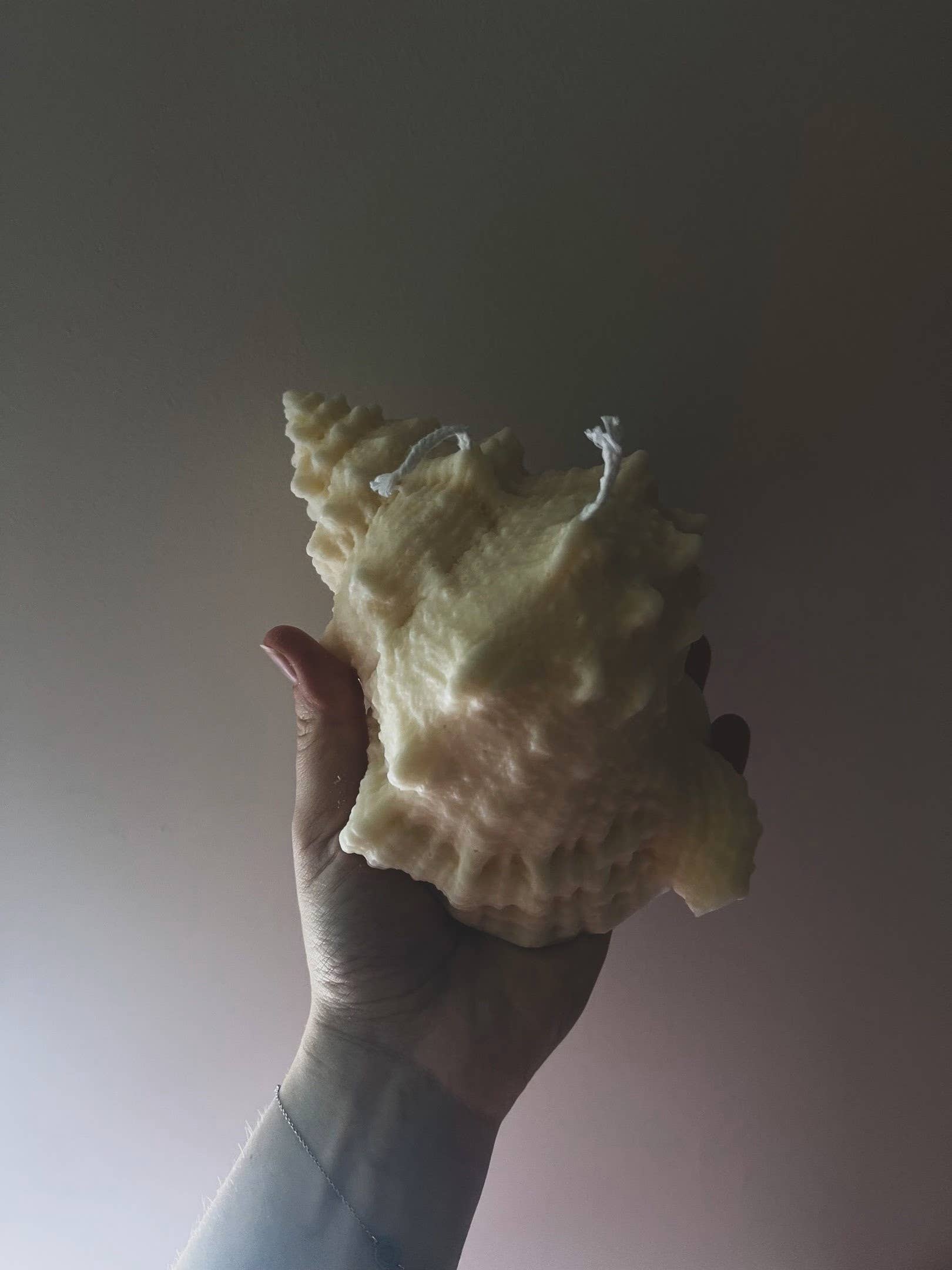 Agaboo Candle – Großhandel Geschenkkerze – Riesige natürliche Muschelkerze 4x7x5in10