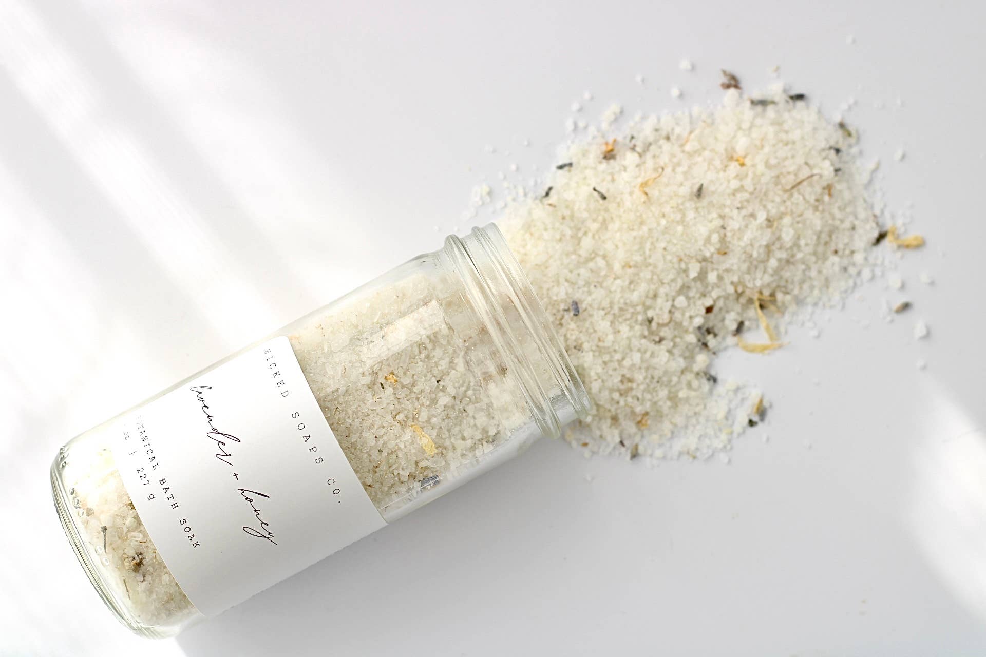 Wicked Soaps Co. - Wholesale Bath soak/milk - Lavender + Honey Bath Soak