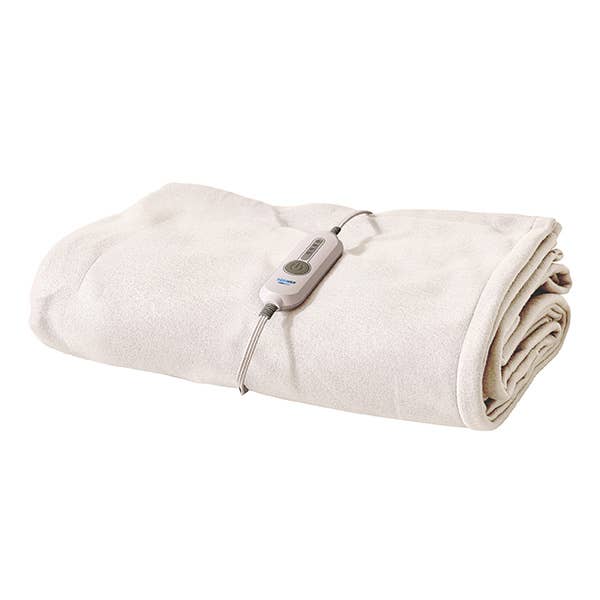 Uncanny Brands - Wholesale Throw Blanket - Therapedic Essential Ivory Heated Throw0
