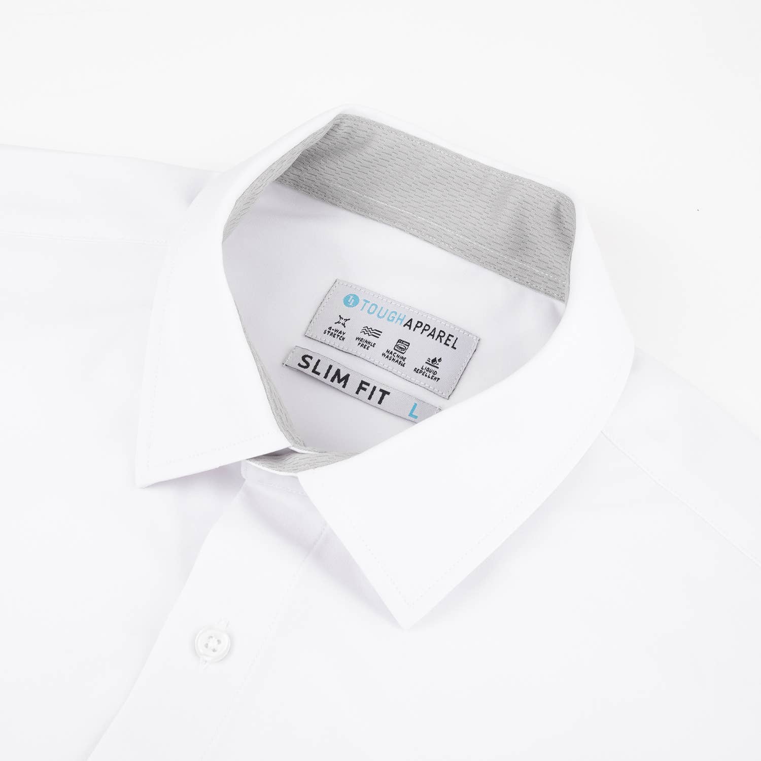 Range Shirt - White Short Sleeve Stain Resistant Shirt – &Collar