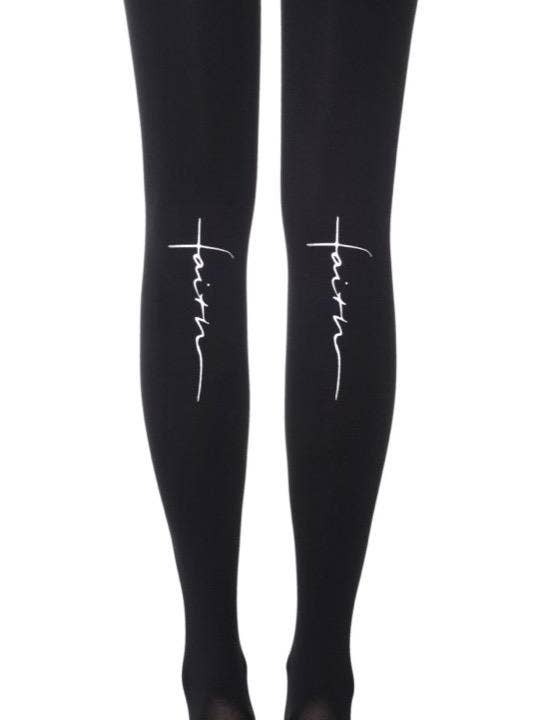 Medias - Faith para venta al por mayor de Joyfullook + Zohara - Art On Tights