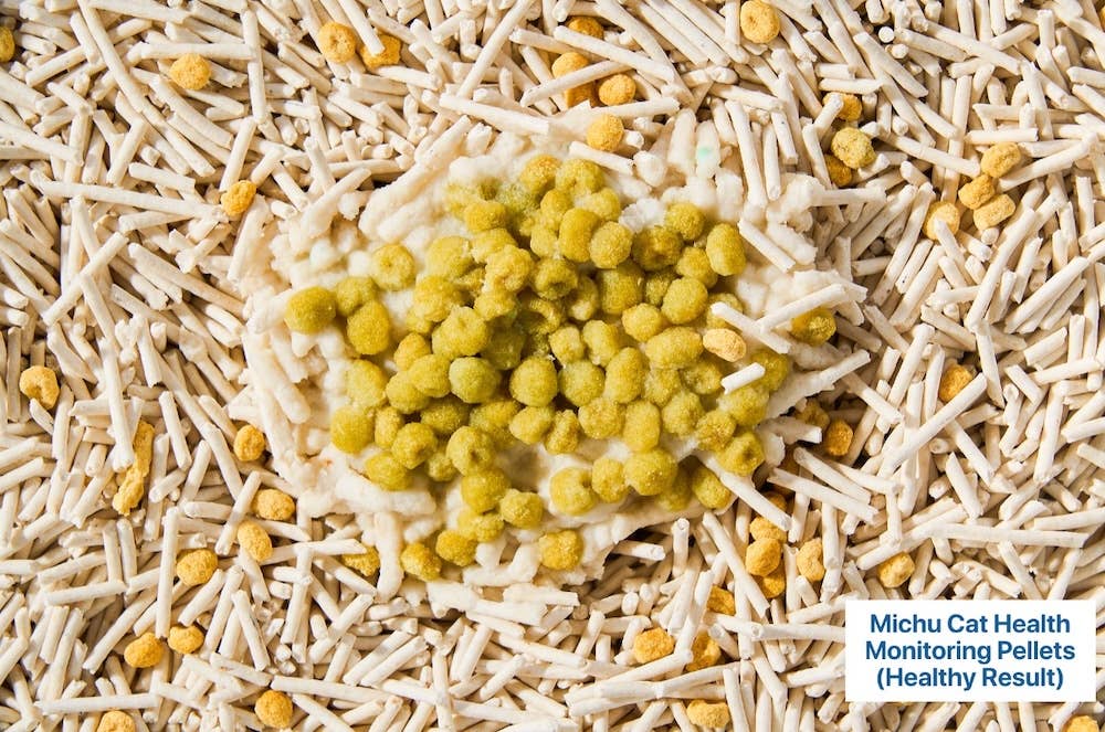 MichuPet - Wholesale Cat Litter - Michu Cat Health Monitoring Pellets - Colour Changing Indica12