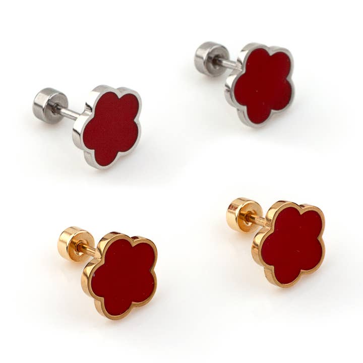 Steel Earring Child GKE230323FV for wholesale by Shebiju