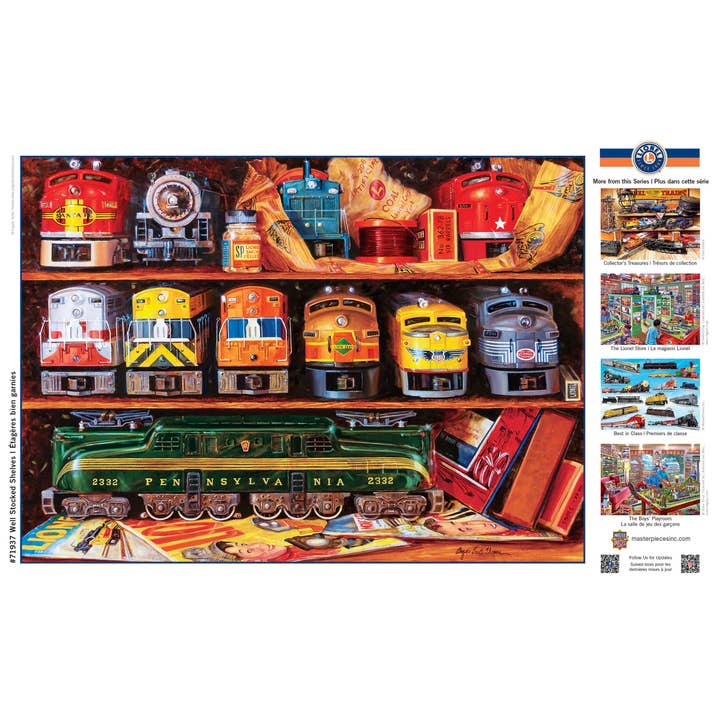 Masterpieces Puzzles - Wholesale Puzzle - Adult - Lionel Trains - Well Stocked Shelves 1000 Piece Puzzle3