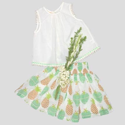 Skirt Print Pine Mint for wholesale by Almirah