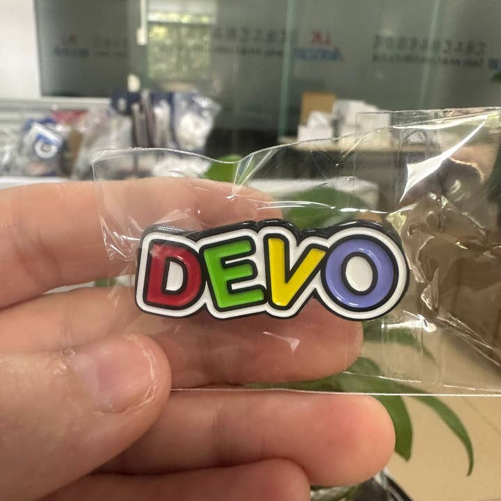 Devo Pin for wholesale by B-Side