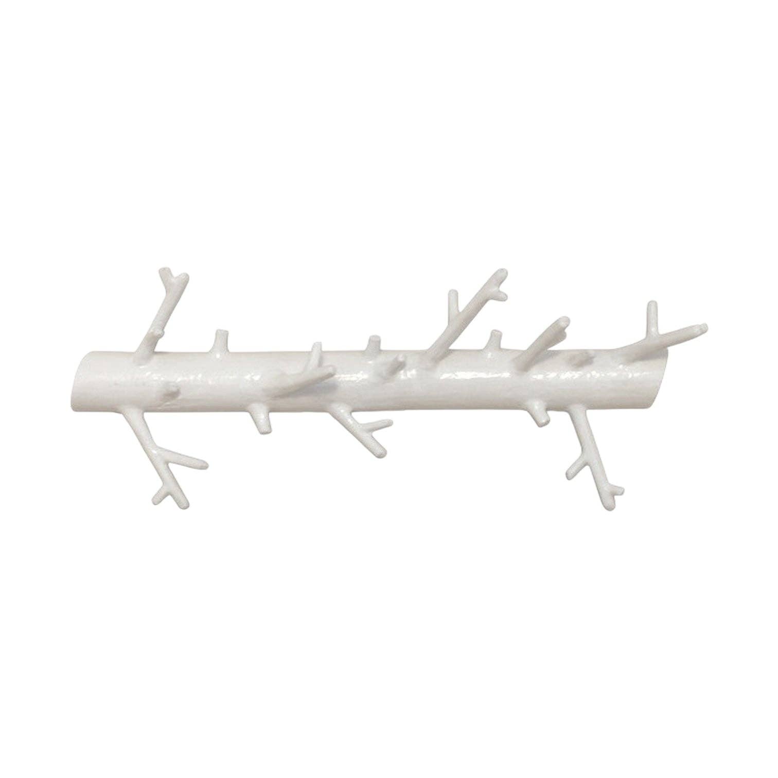 Bosign - Wholesale Wall Hook - Branch™ Hook Long White, Solid Cast Iron0