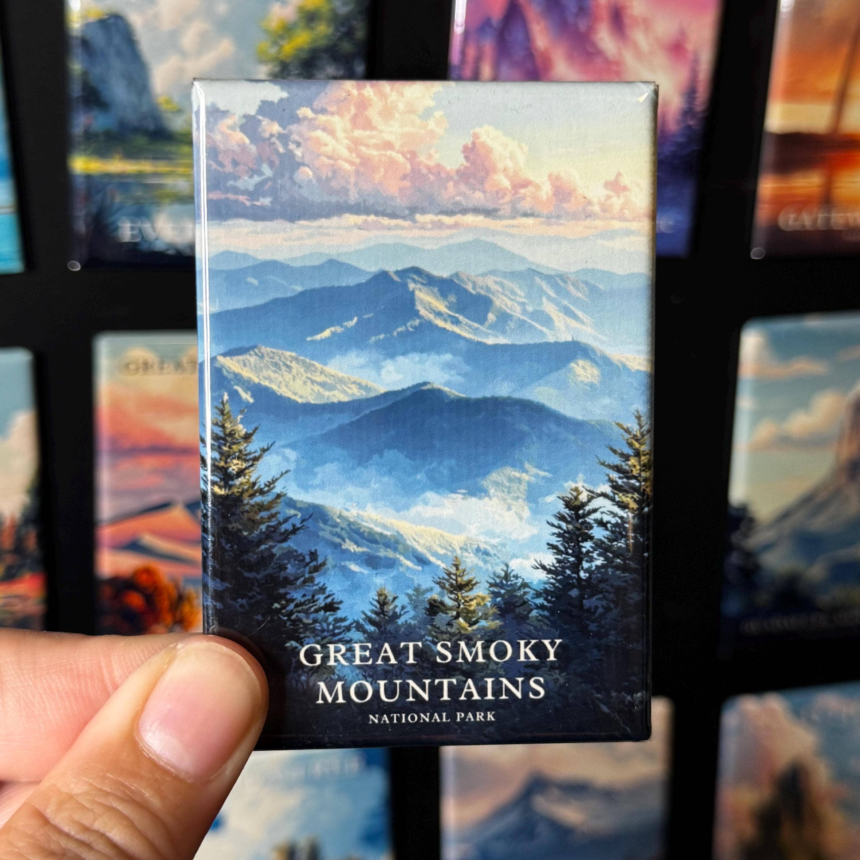 Tieu Magnetic - Wholesale Magnet - Great Smoky Mountains Magnet | National Park Inspired 0