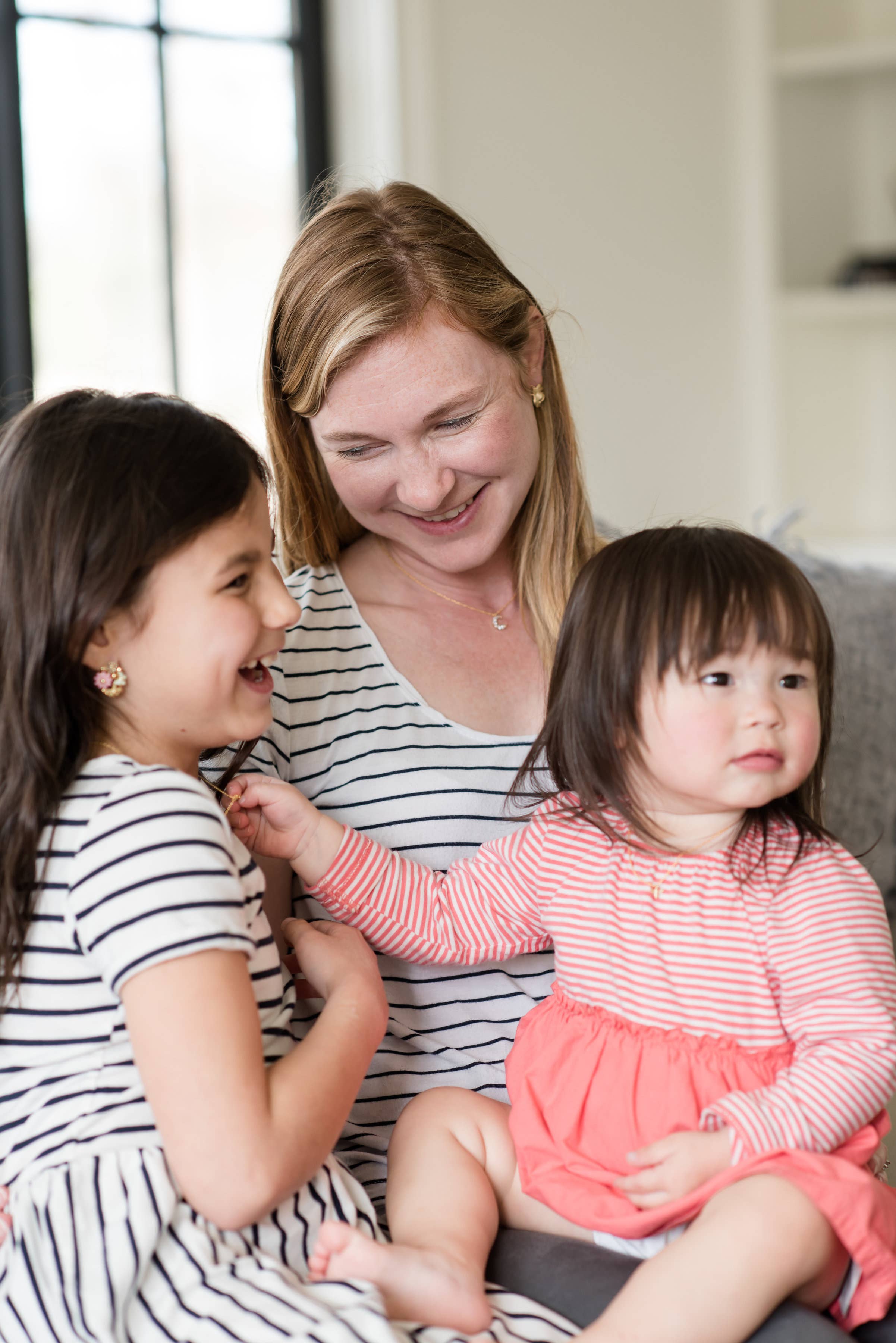 Helmsie - Wholesale Jewelry Set - Momma + Me Moon and Star Necklace Set4