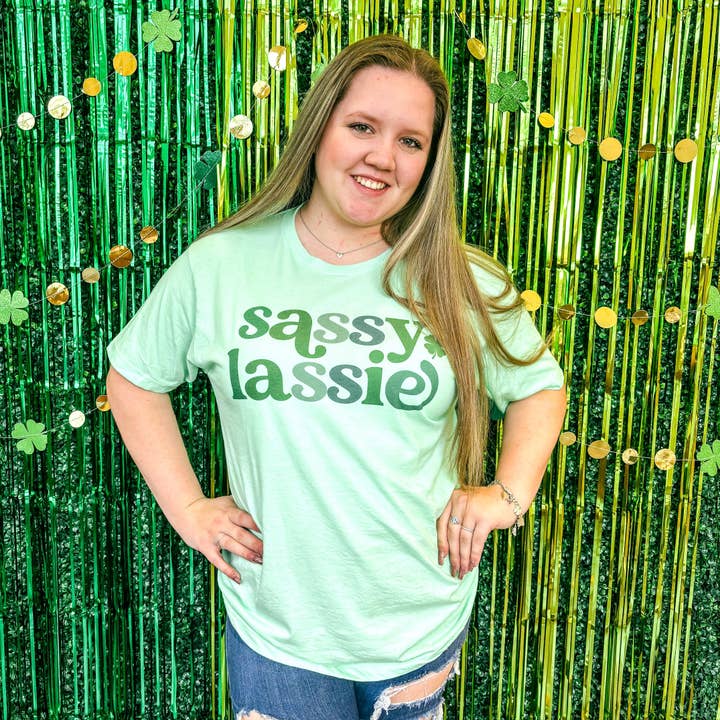 Daydreamer Designs - Wholesale Screen Printed T-Shirt - Women's - Sassy Lassie Tee