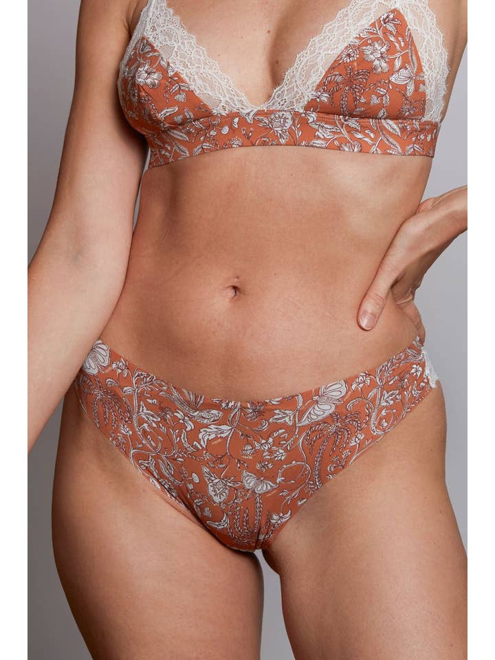 Esquisse Lingerie - Wholesale Underwear - Women's - Indonesia Latte Brown lace panties1