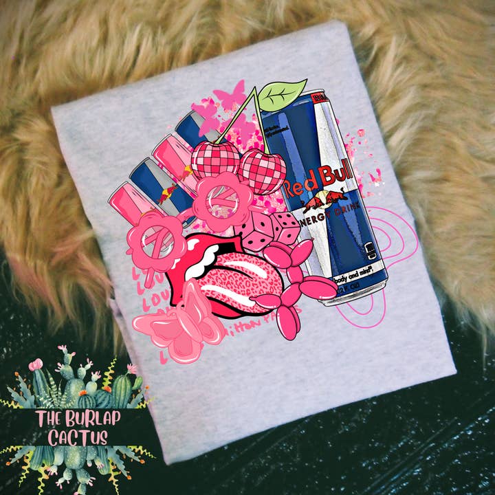 Redbull Collage for engroshandel hos The Burlap Cactus