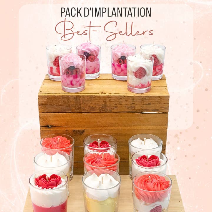 Pacote de Implantação de Velas Gourmet Mais Vendido por atacado de Les Fées Mères