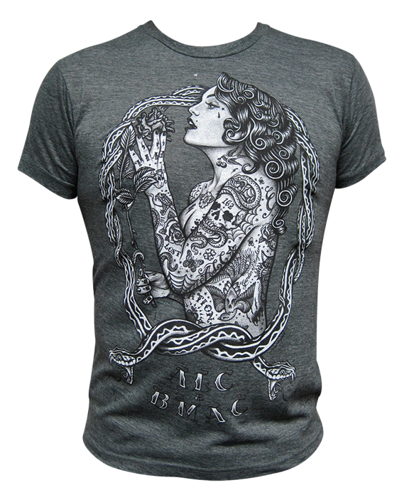 Heather Charcoal Eve - Men's T-Shirt Graphic Tee for wholesale on Faire1