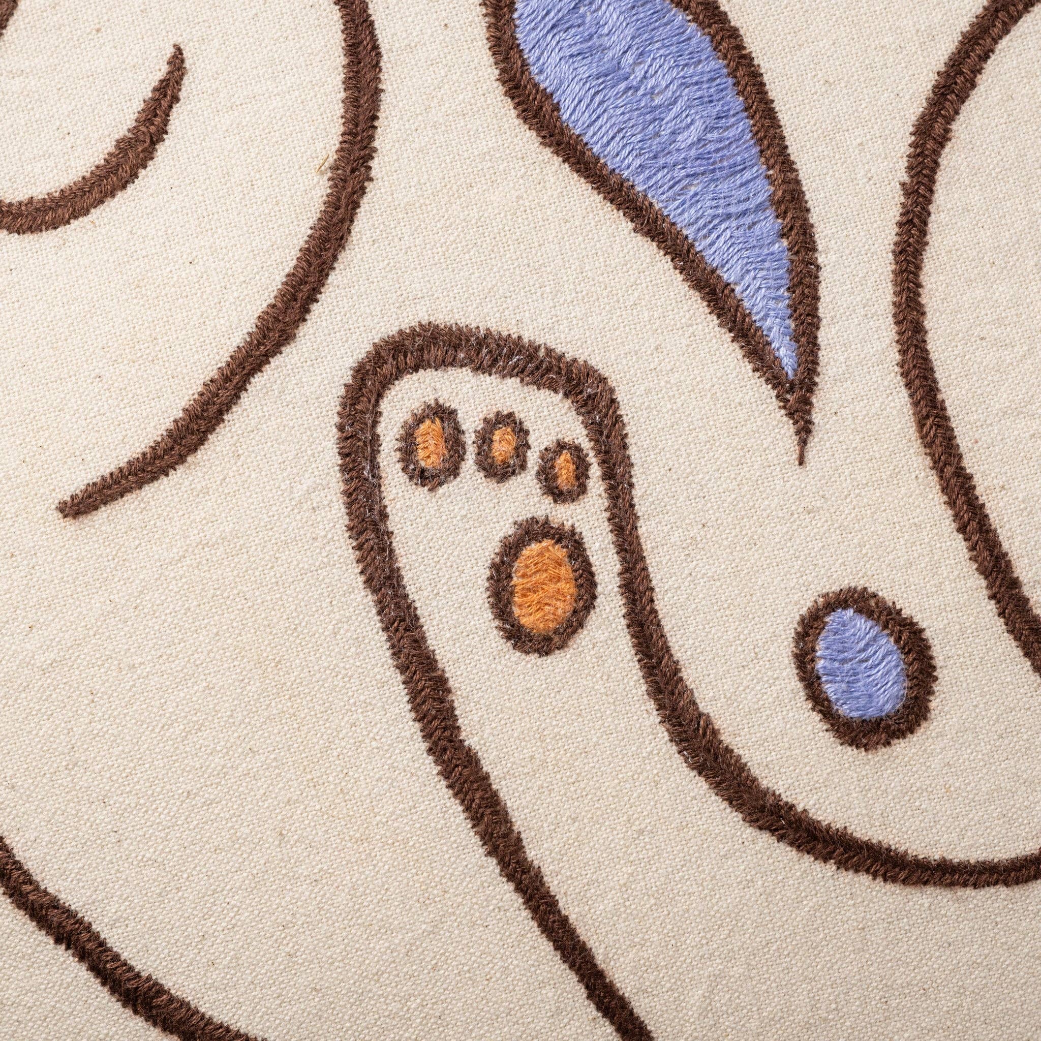 Ten Thousand Villages - Wholesale Throw/Decorative Pillow - Embroidered Cat Pillow2