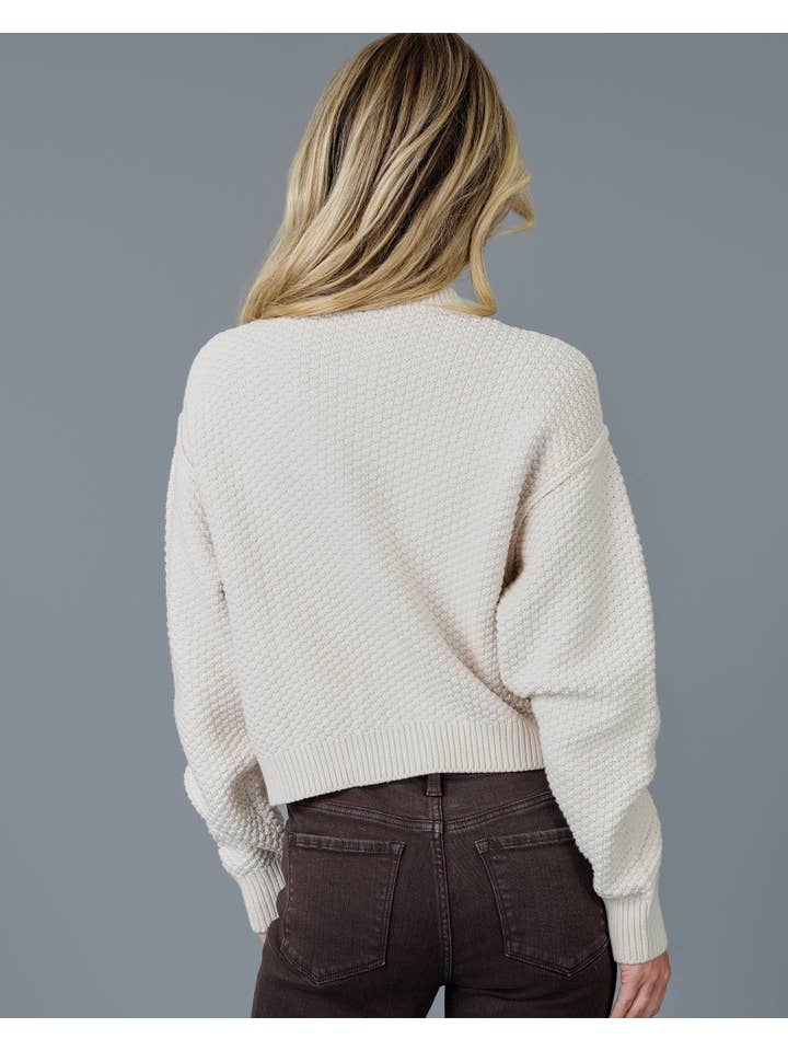 Vintage Cream Slopes Cardigan Sweater for wholesale on Faire