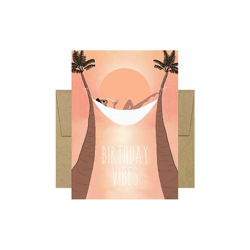 Beyoutifully Brown® - Venta al por mayor Tarjetas de cumpleaños - Tarjeta de felicitación de cumpleaños Vibes1