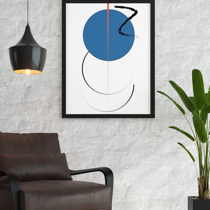 Poster «Blue Moon». per la vendita all'ingrosso da parte di Marie-Lou Gallery