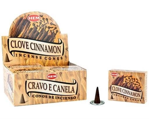 International Gifts Ltd. - Wholesale Incense - Hem Clove Cinnamon Cones 1``-3070
