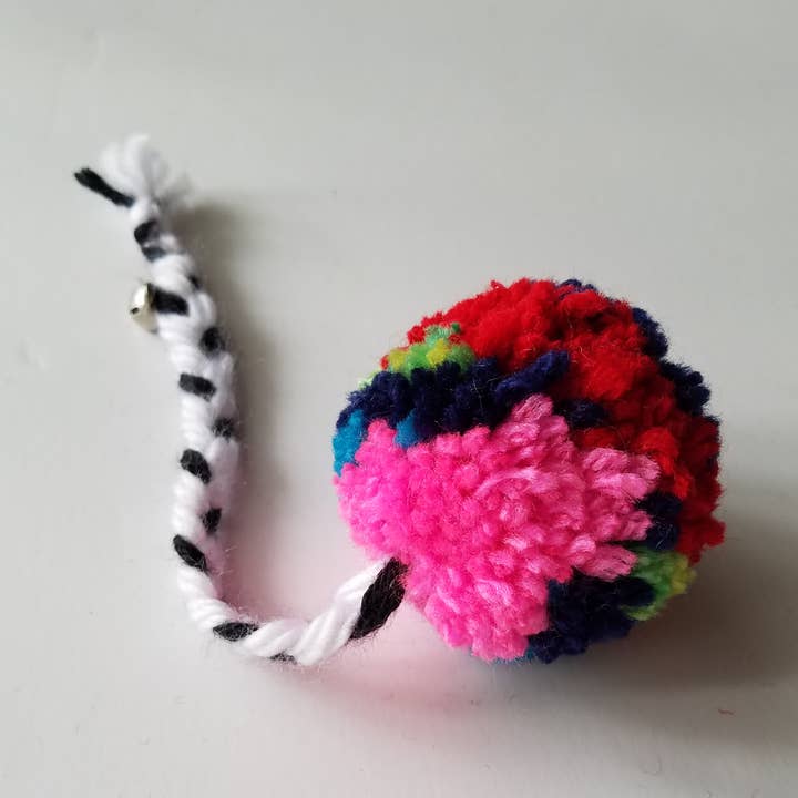 Cat Toy Wool Pom-pom for wholesale by The Chronicles of Yarnia, Inc.