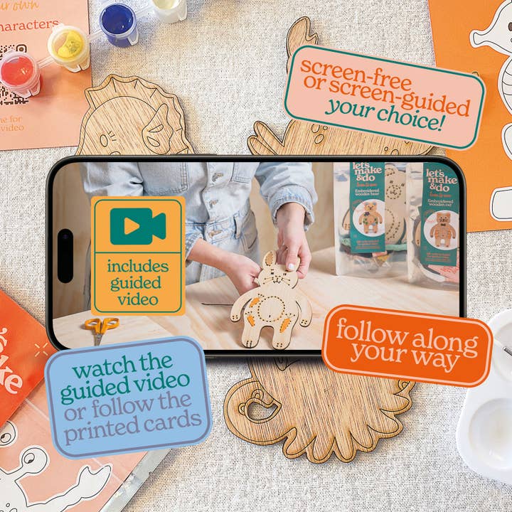 Let's Make & Do β wholesale DIY craft kit β Child β Paint Your Own Wooden Sea Creatures Kit2