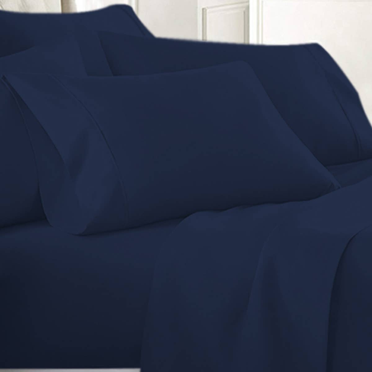 The American Gift Company (TAGCO) - Wholesale Sheet Set - ULTRA-SOFT 1600 SERIES MICROFIBER BEDSHEET SET (6-PIECE SET)6