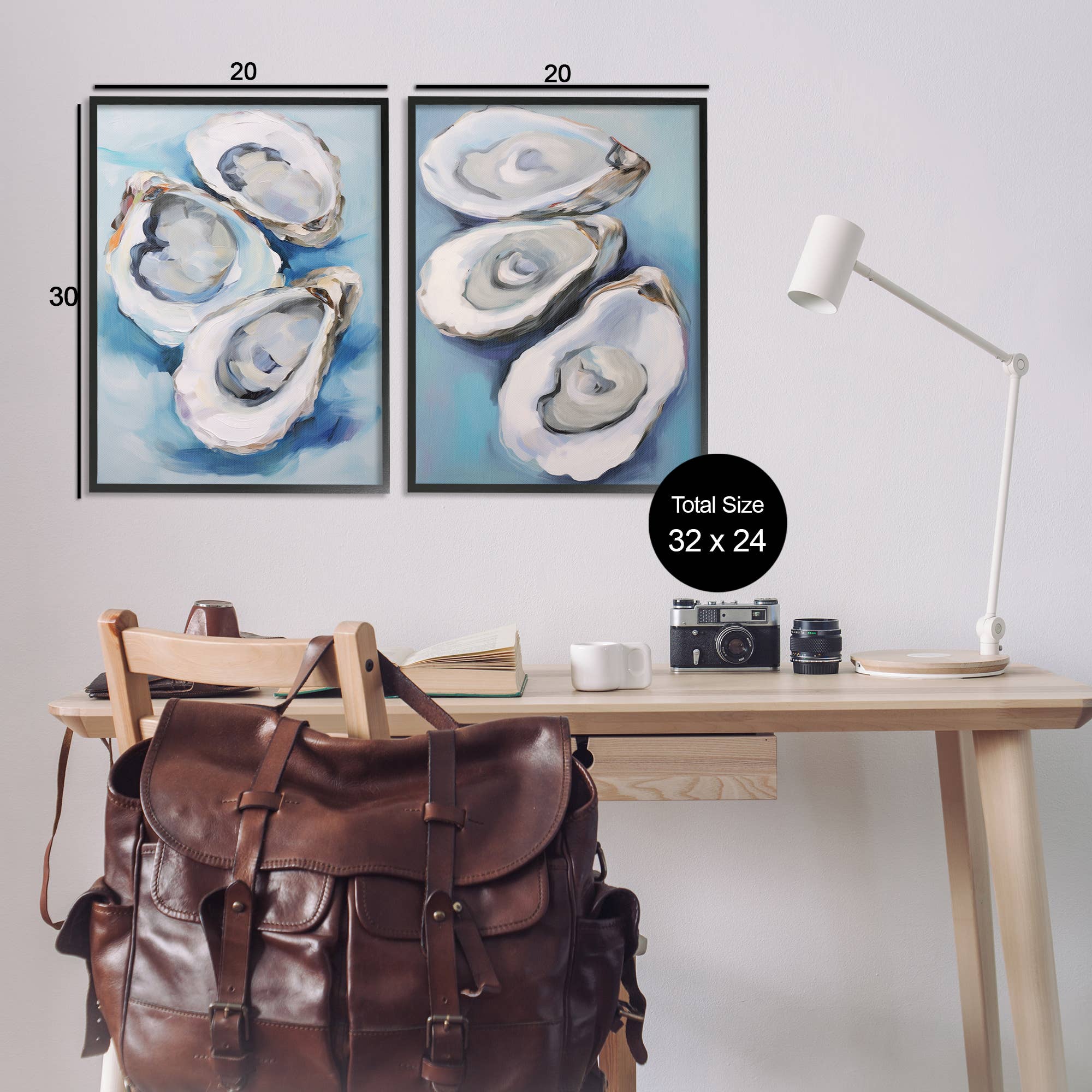 Stupell Industries - Vendita all'ingrosso Decorazione da parete - Bambini e neonati - Arte Incorniciata di Ostriche sul Mezzoguscio13