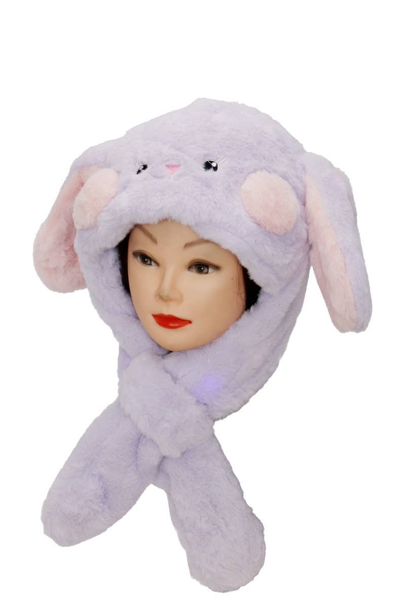 ASSORTED Animal Friends Led Light-up Ear Moving Hat for wholesale on Faire4