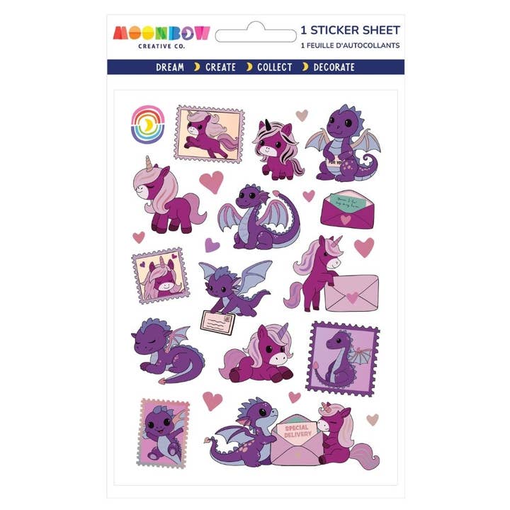 Magic Mail Foil Sticker Sheet
for wholesale by Moonbow Creative Co.
