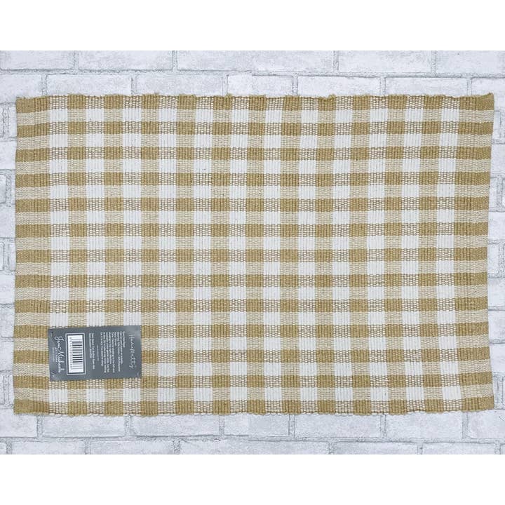 Hellbraune Buffalo-Basismatte für den Großhandel von JanMichaels Art & Home