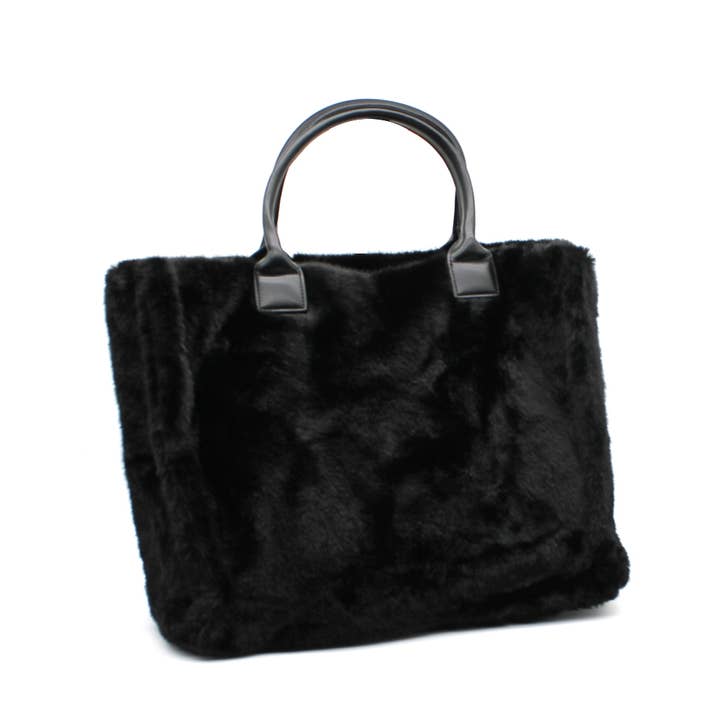 Vimoda - Wholesale Top Handle Bag - Women's - Fur tote bag