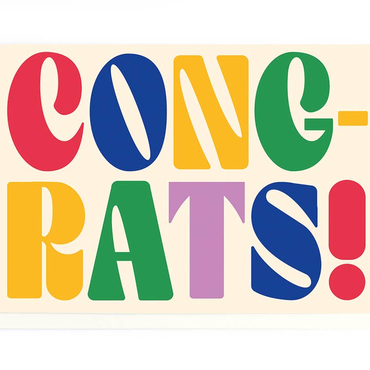 Noi Publishing - Wholesale Congratulations Card - Congrats greeting card