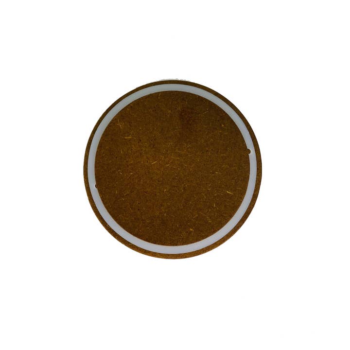 General Wax - Candle Making Supplies - Wholesale Candle Holder - Brown Wood Candle Lid - Fits our 9.5 oz Monticiano1