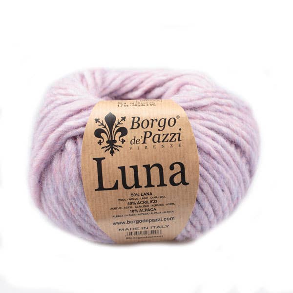 Borgo de' Pazzi - Firenze – Fio por atacado – Luna - Fio de lã multiuso em pacote com 10 novelos de 50 g36