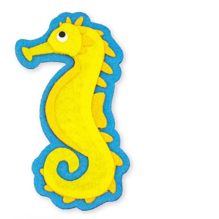 Archibald the Sea Horse Patch for wholesale by Little World of Beasts