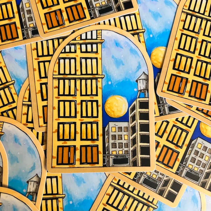 City-Lights-Vinylaufkleber für den Großhandel von Dear Darlington