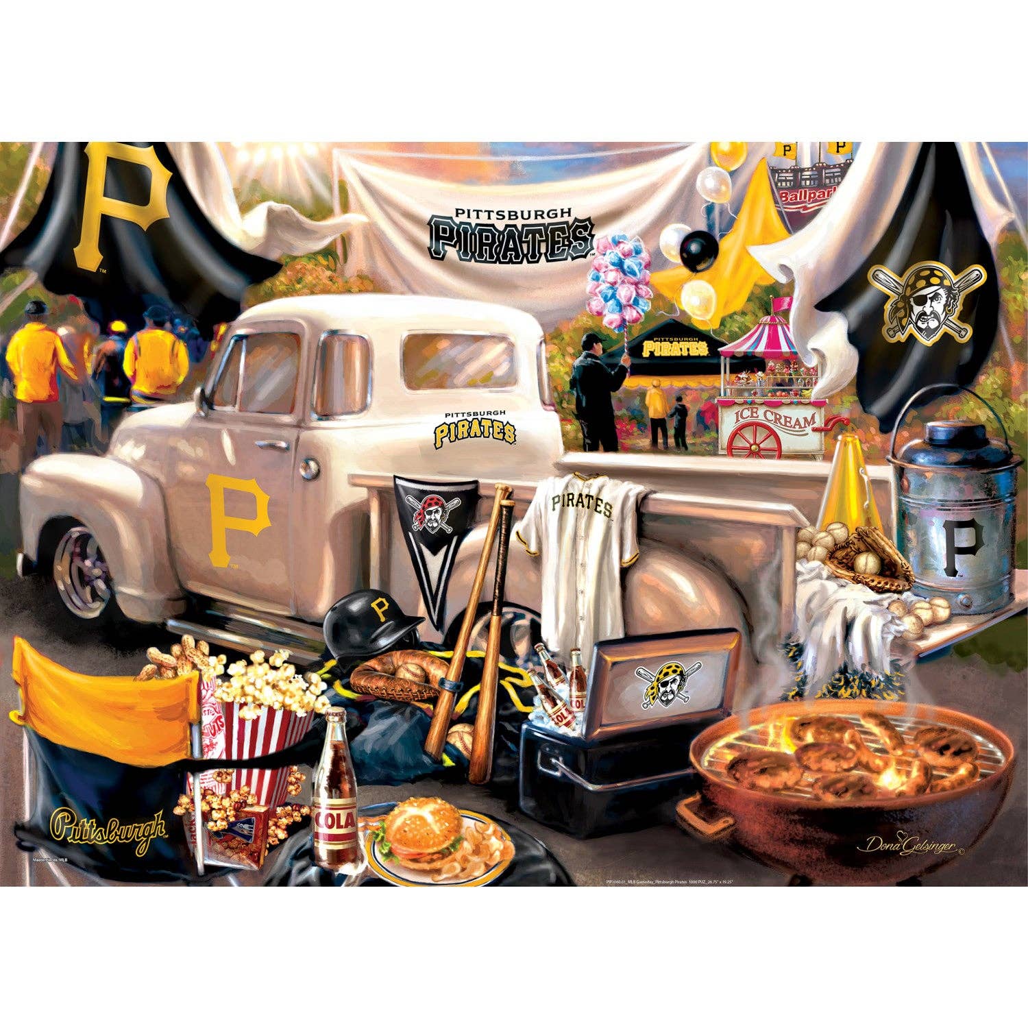 Masterpieces Puzzles - Wholesale Puzzle - Adult - Pittsburgh Pirates - Gameday 1000 Piece Puzzle1