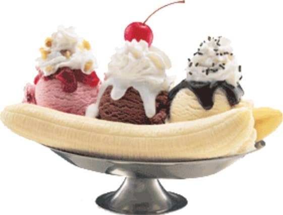 Pure Sugar Candy - Vente Bonbons durs - Banane Split - Cubes de bonbons durs1