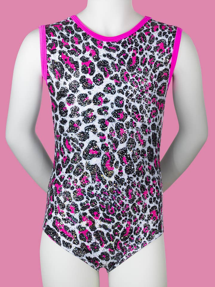 Prowler est un imprimé animalier sans manches. pour la vente par Tappers & Pointers Dancewear LTD
