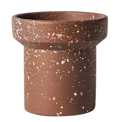 Kiyo Home - Wholesale Plant pot - Speckled Concrete Flowerpot2