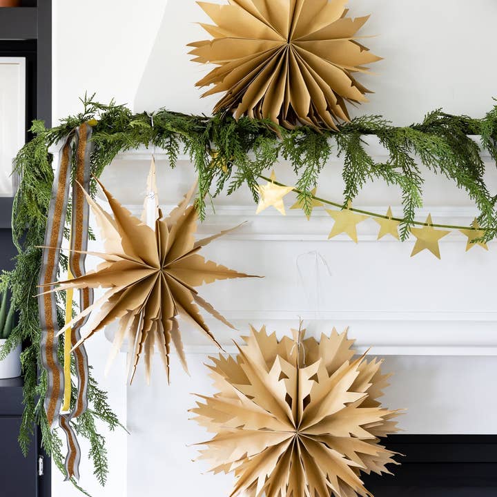 My Mind’s Eye – Decoração de Natal por atacado – MEM1003 - Conjunto de Fãs Saco de Papel Kraft Memórias de Natal4