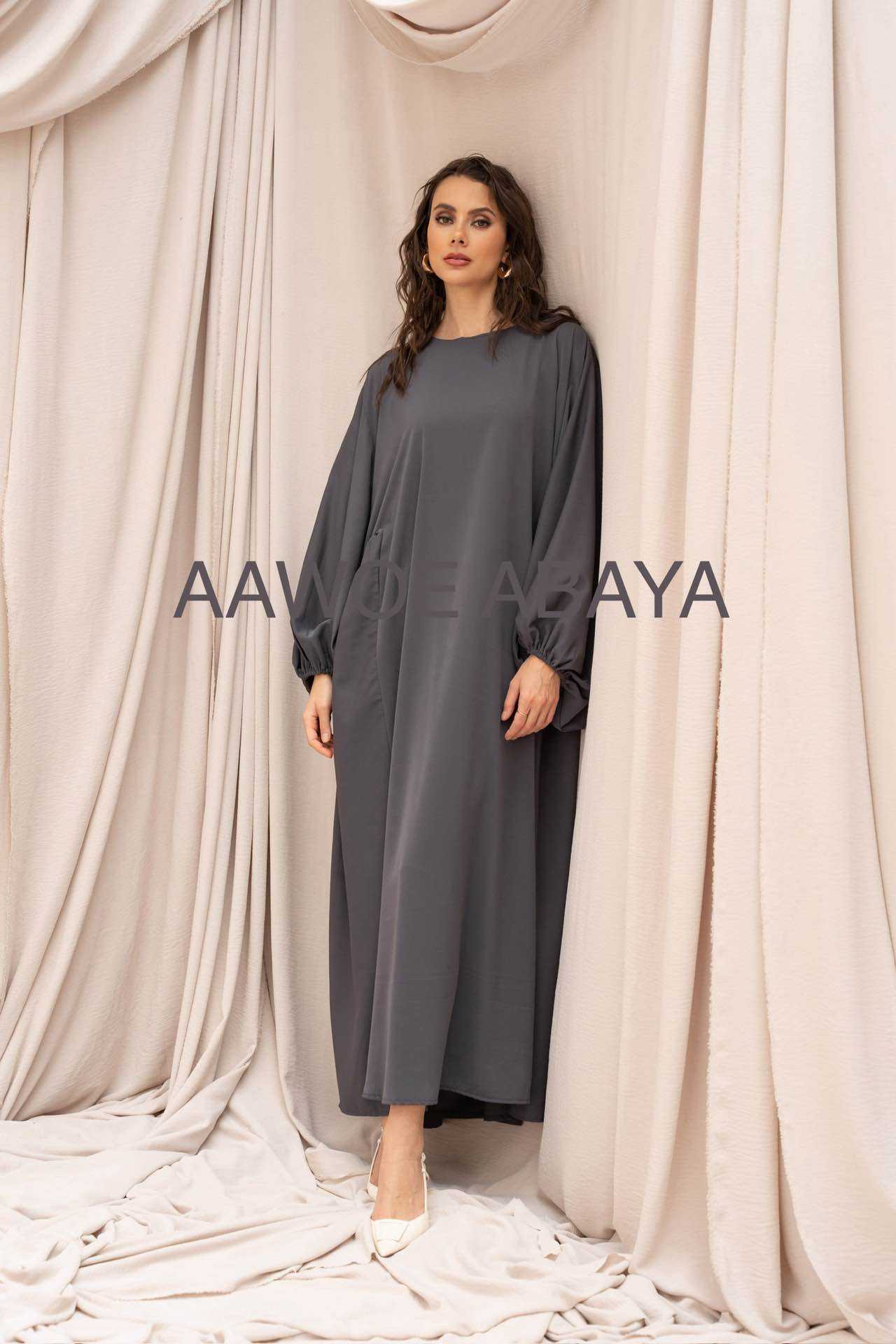 Aawoe Abaya - Wholesale Dress - Women's - Elegant Abaya Dress - 2466-ROB19