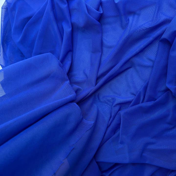 Königsblau Königsblauer 4-Wege-Stretch-Power-Mesh-Stoff von Yard, luxuriös, transparent, weich, für Braut-, Yogakleidung, Kleider, Dessous, Sportkleidung, Event-Dekoration für den Großhandel auf Faire6