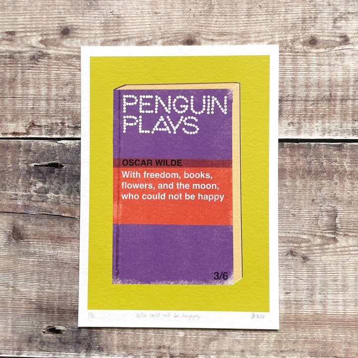 Who Could Not Be Happy - limited-edition, giclee print for wholesale by Design Smith