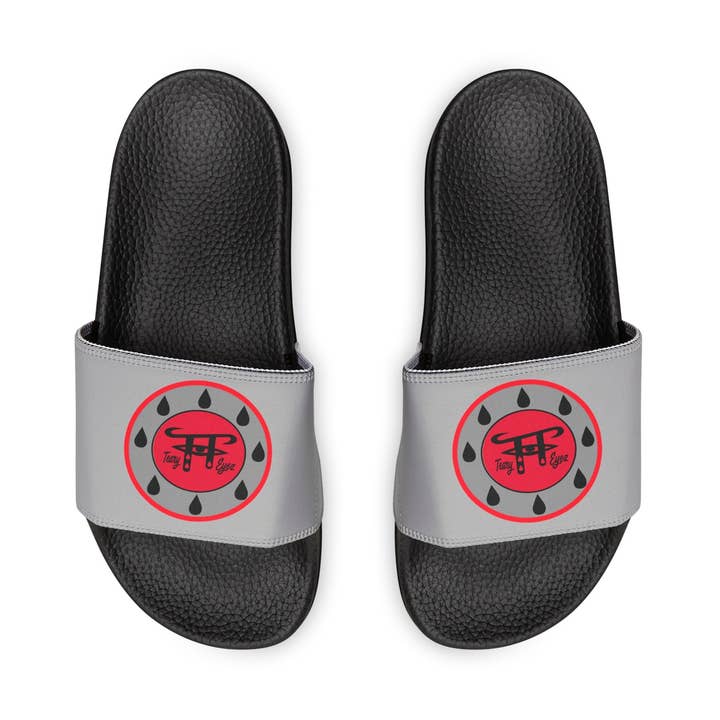 Leuke PU-slidesandalen voor dames voor wholesale door Teary Eyez