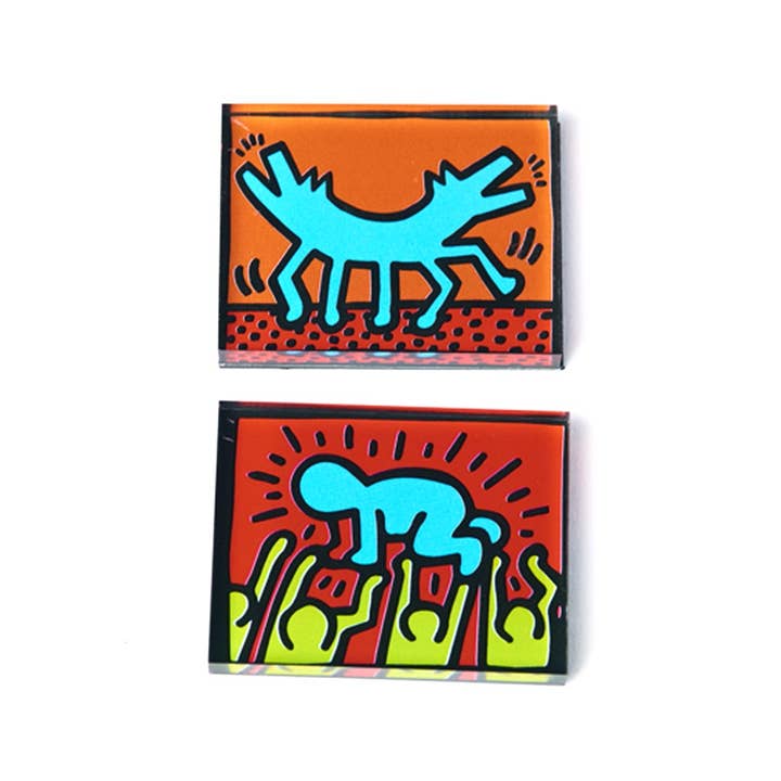 Keith Haring - Radiant Baby Magnet Set for wholesale by PINTRILL