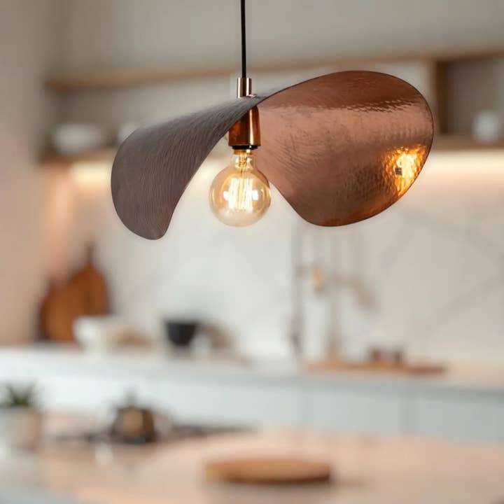 Moroccan Copper Pendant Light for wholesale by AtlasPerles