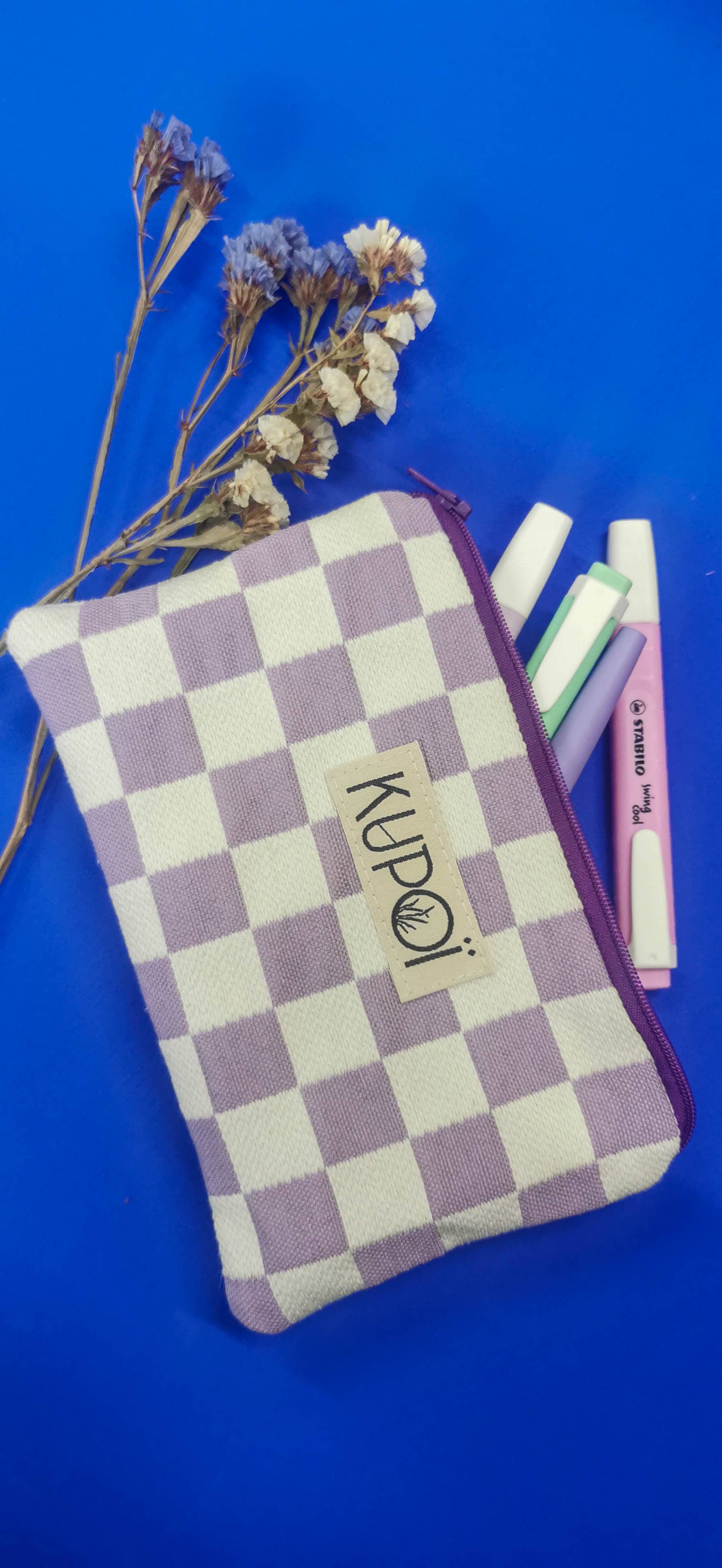 Kupoï – Bolsa/estojo para lápis por atacado – Estojo com zíper grande para fácil acesso3